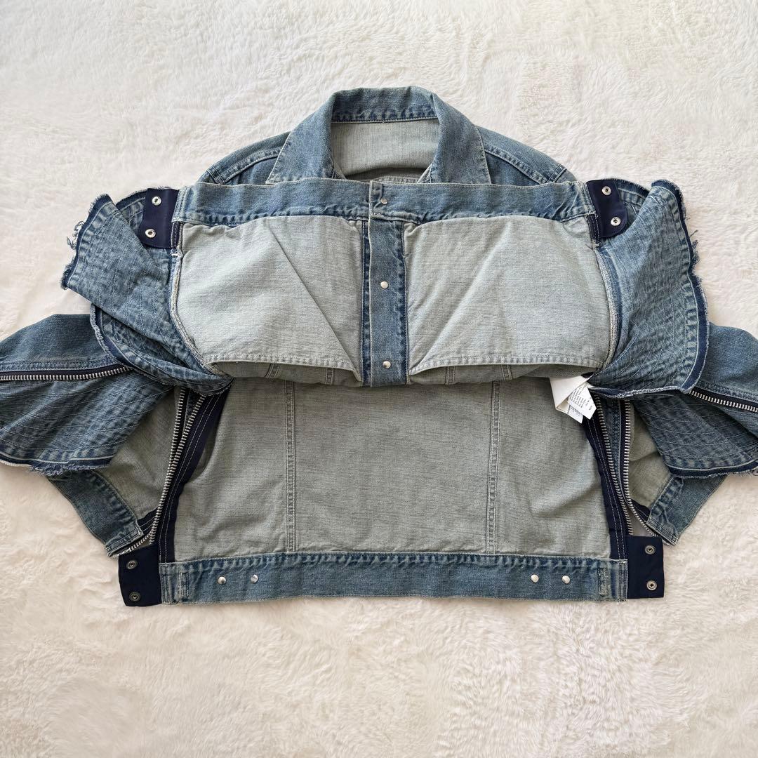 サカイ sacai サイドジップ デニムジャケット size2