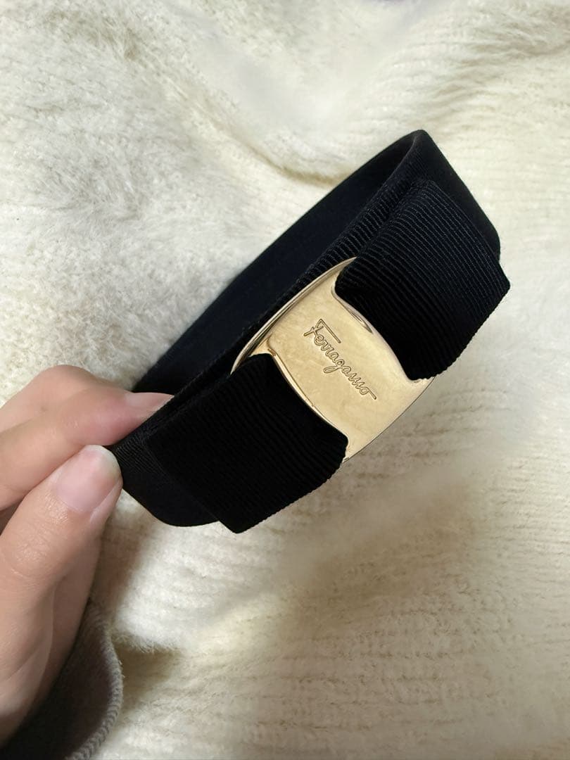 Ferragamo カチューシャ ブラック