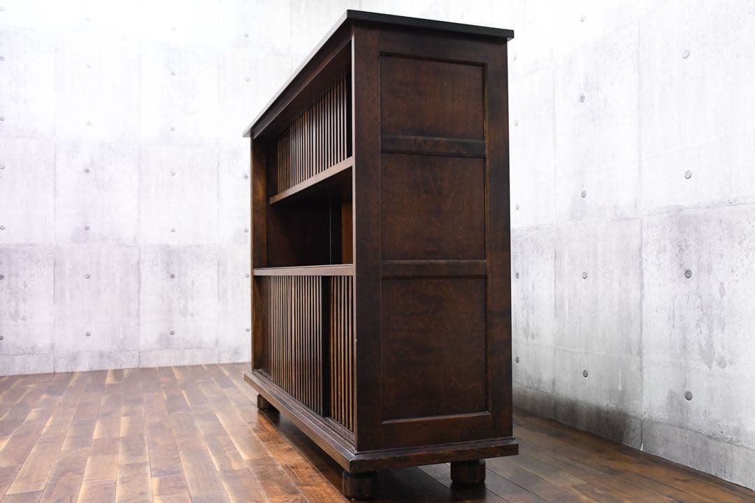 EHK77 九州民芸家具 サイドボード 水目桜/ミズメザクラ 茶棚 和モダン