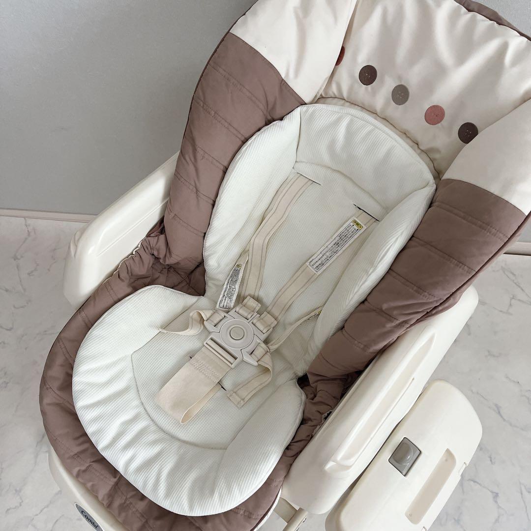 美品 コンビ ネムリラ オートスウィング 電動 ハイローチェア