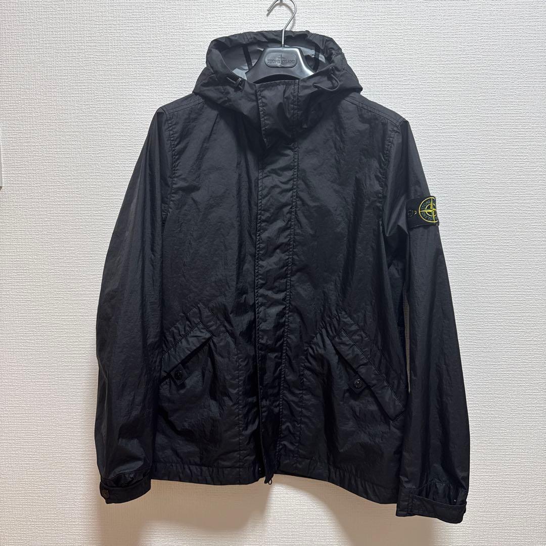 STONE  ブラックナイロンジャケット