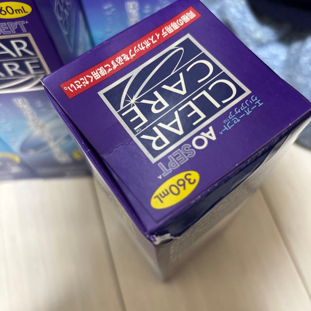 CLEAR CARE 洗浄液 360ml 8本セット2026/10期限