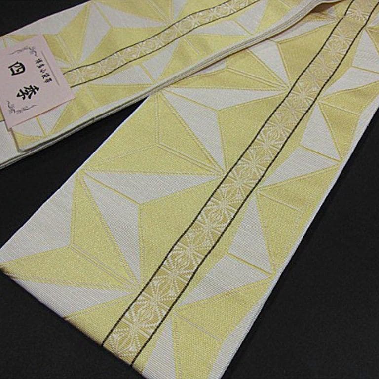 新品　本場筑前博多織小袋帯　四季 　小紋・紬・浴衣などに➂