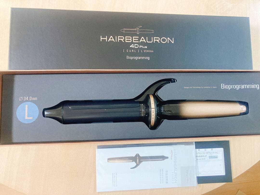 ヘアビューロン　4D Plus カールアイロン 34mm