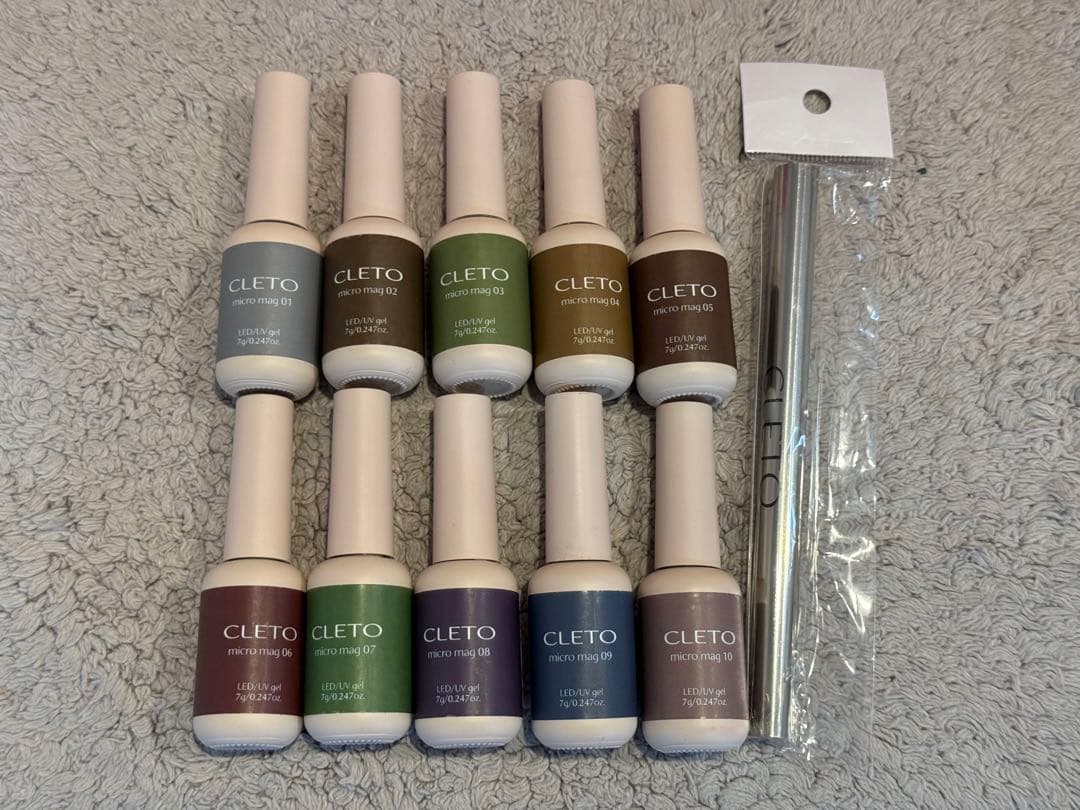 CLETO micro mag 10色set ＋非売品マグネット