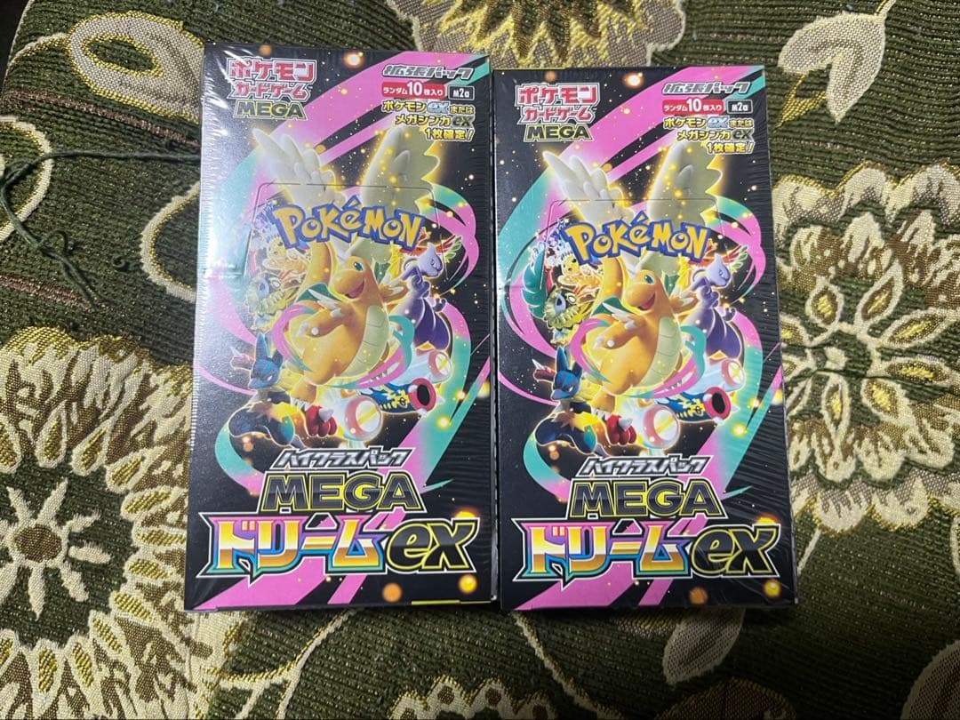 ポケモンカードゲーム MEGAドリームex 新品未開封 2box シュリンク付き