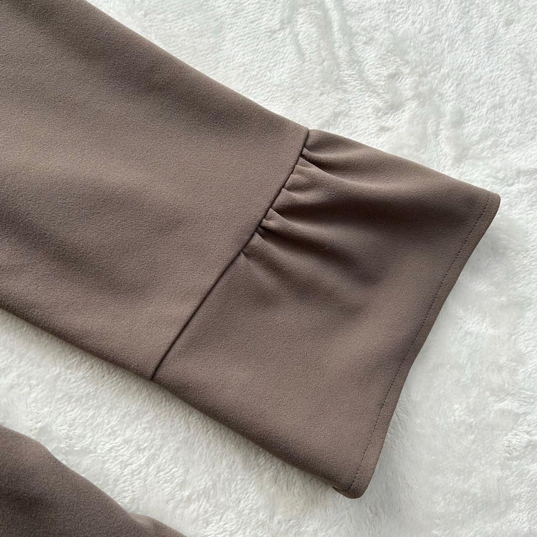 【美品】ローズティアラ　バックリボンフリルワンピース　大きいサイズ　46 洗える