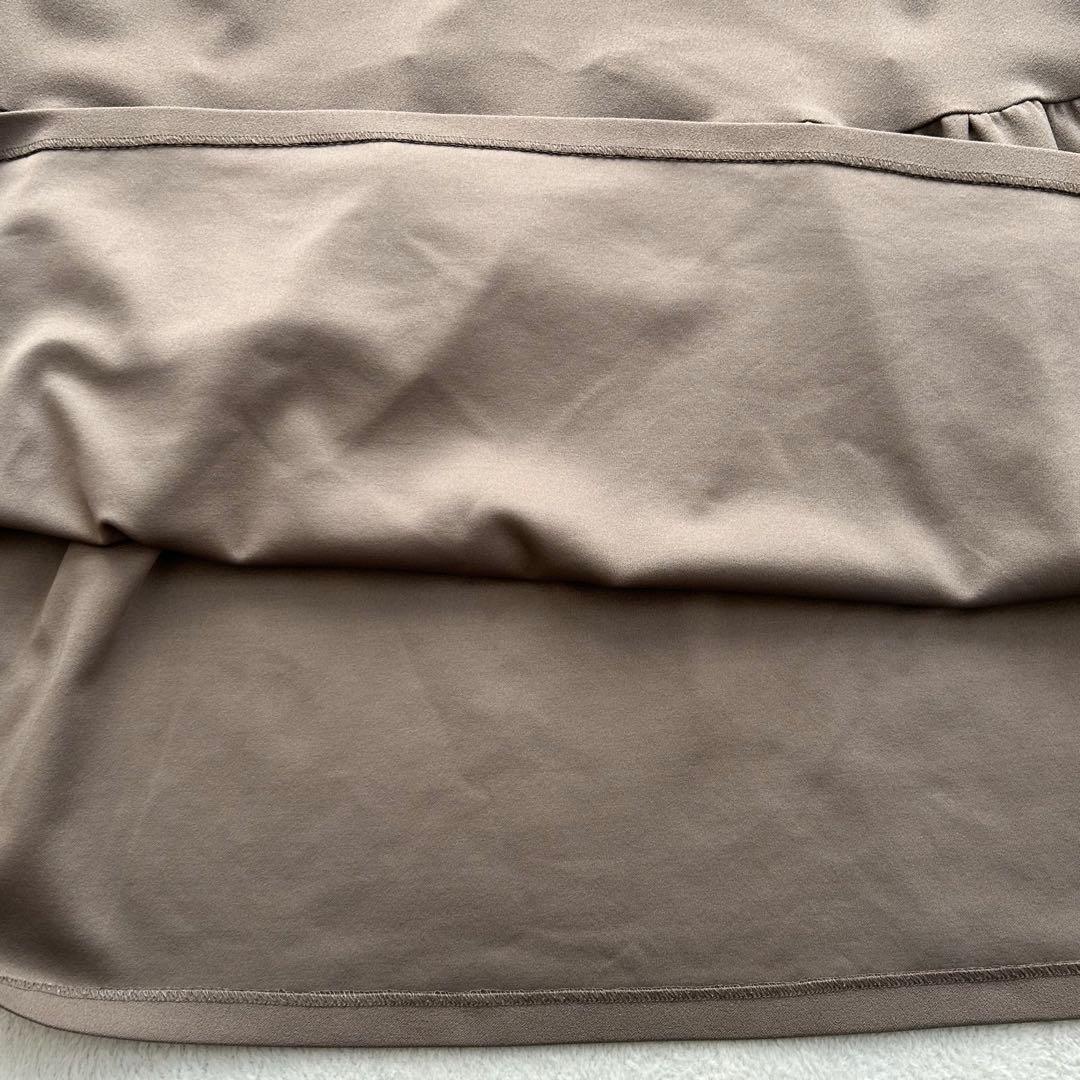 【美品】ローズティアラ　バックリボンフリルワンピース　大きいサイズ　46 洗える