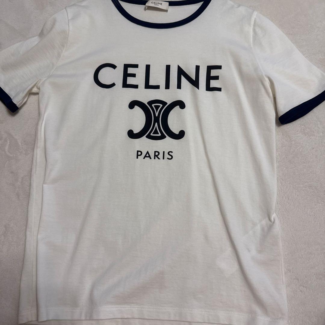 CELINE PARIS ロゴTシャツ トリオンフ