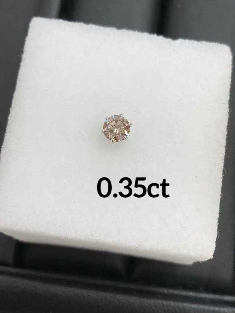 片耳 ピアス◇Pt900 ダイヤモンド 0.35ct