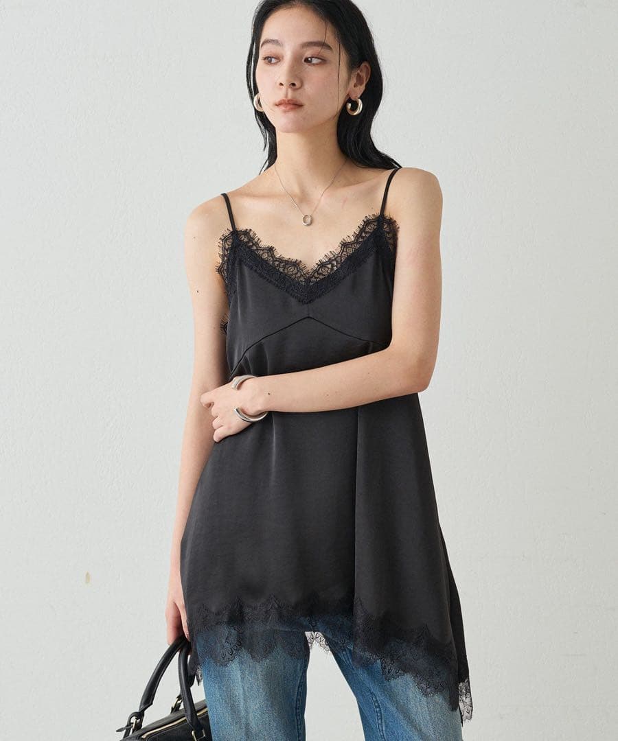 Laungedress レースキャミ