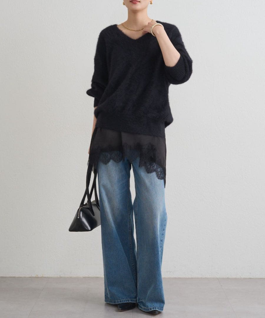 Laungedress レースキャミ