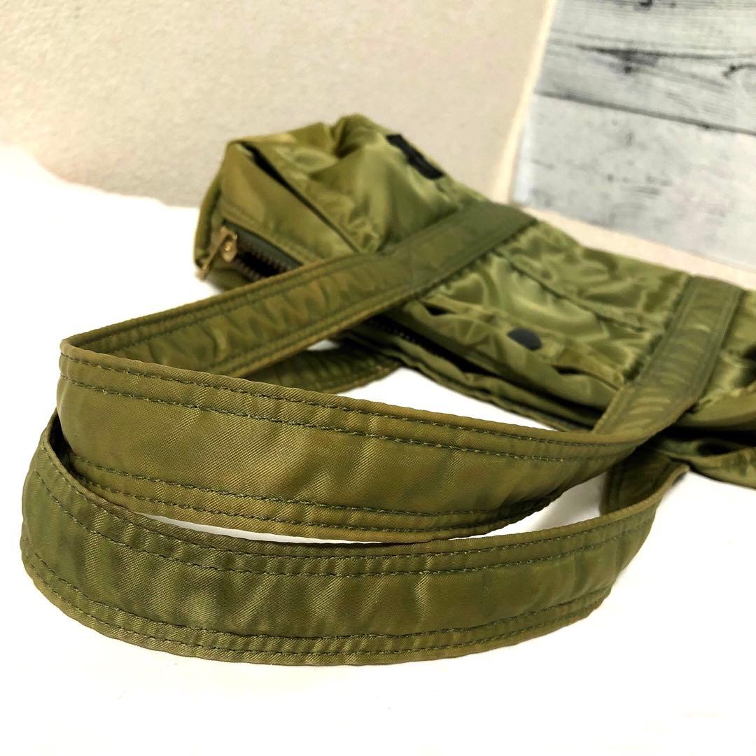 人気✨美品 ポーター タンカー ダッフル ドラム ミニボストンバッグL セージ