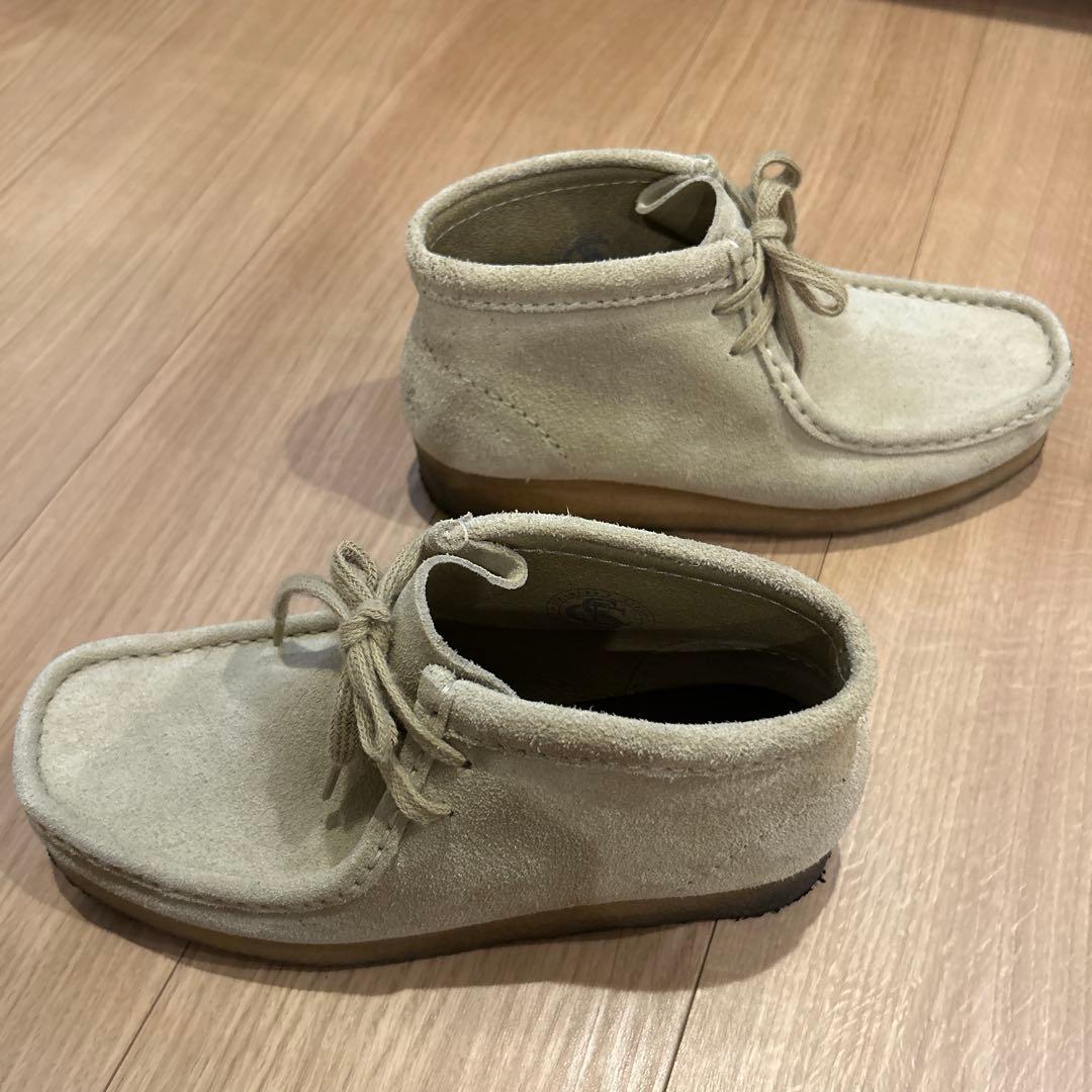★CLARKS クラークス★24cm★ベージュ★ワラビー★