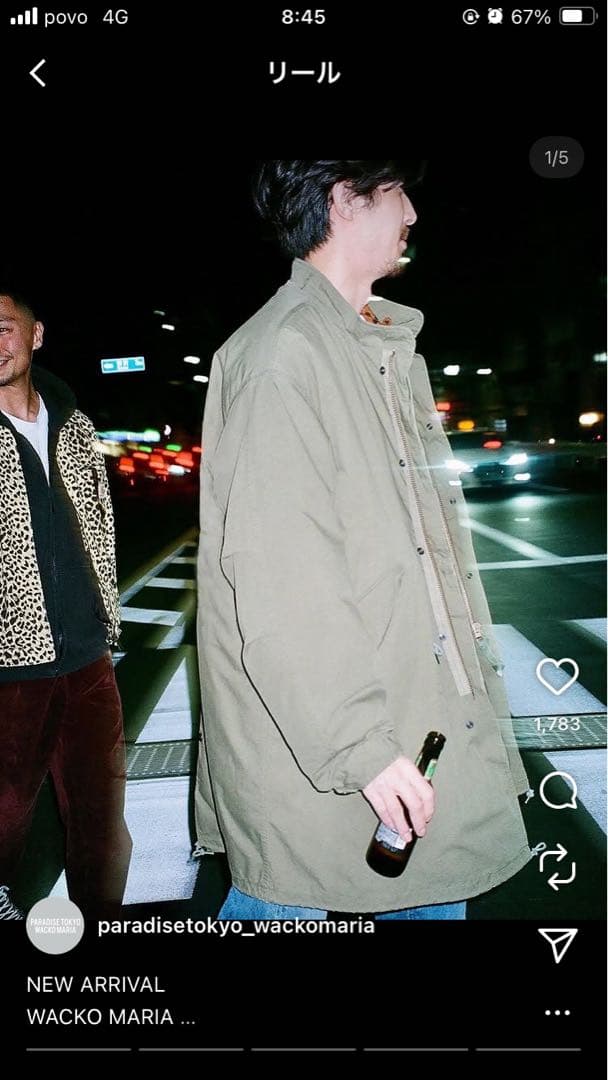 ジャケット・アウター WACKOMARIA MODS COAT 22FW