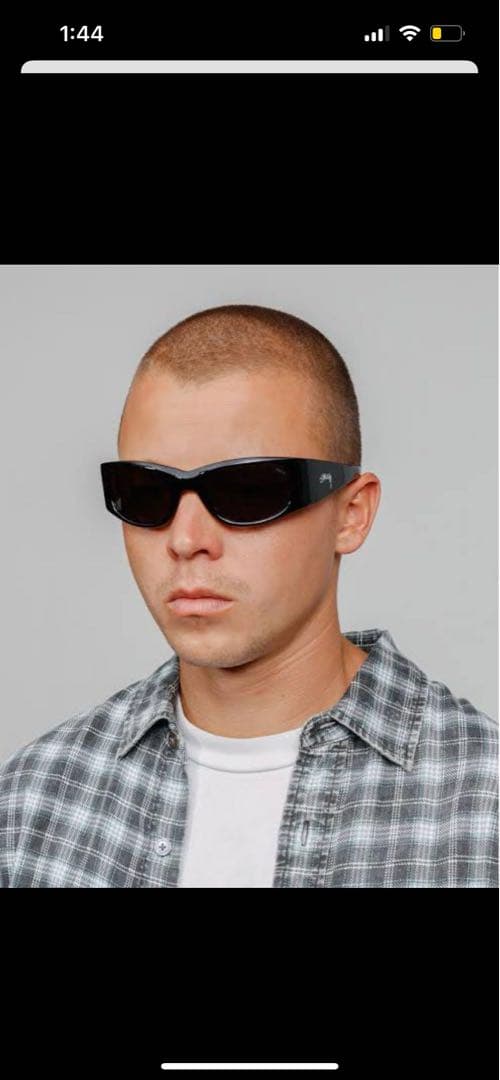 Stussy スポーツサングラス ブラック　サングラス
