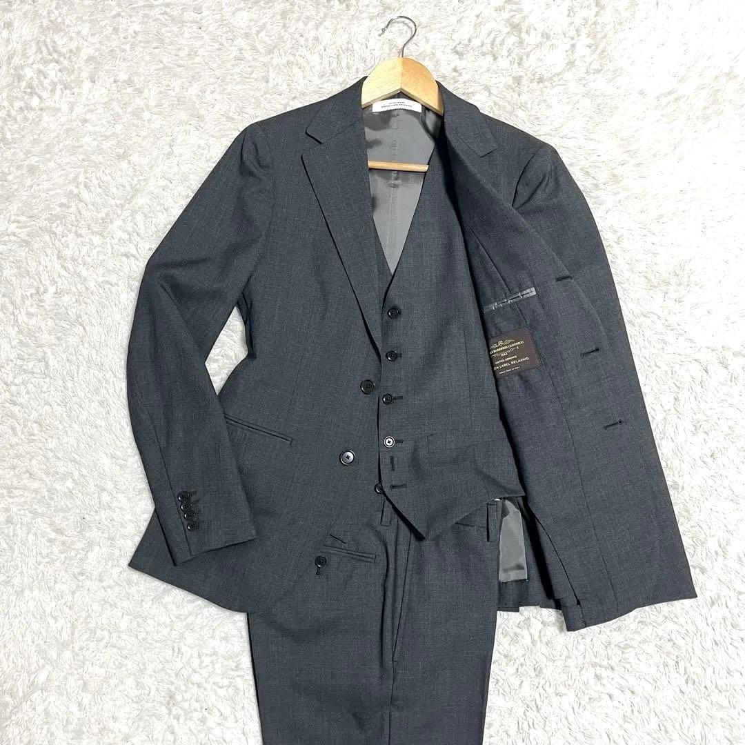 ✨極美品✨グリーンレーベルリラクシング カノニコ 3ピーススーツ ビジネス