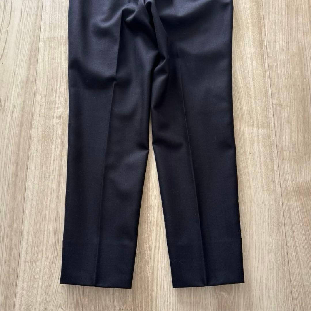 【美品】PT TORINO スラックス ネイビー 48 L ヘリンボーン 春秋冬