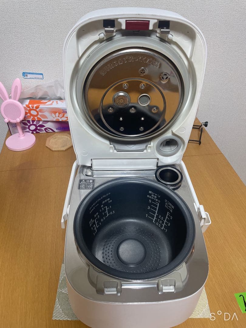 パナソニック　炊飯器　Wおどり炊き　SR-CVSX100 ホワイト　2020年製