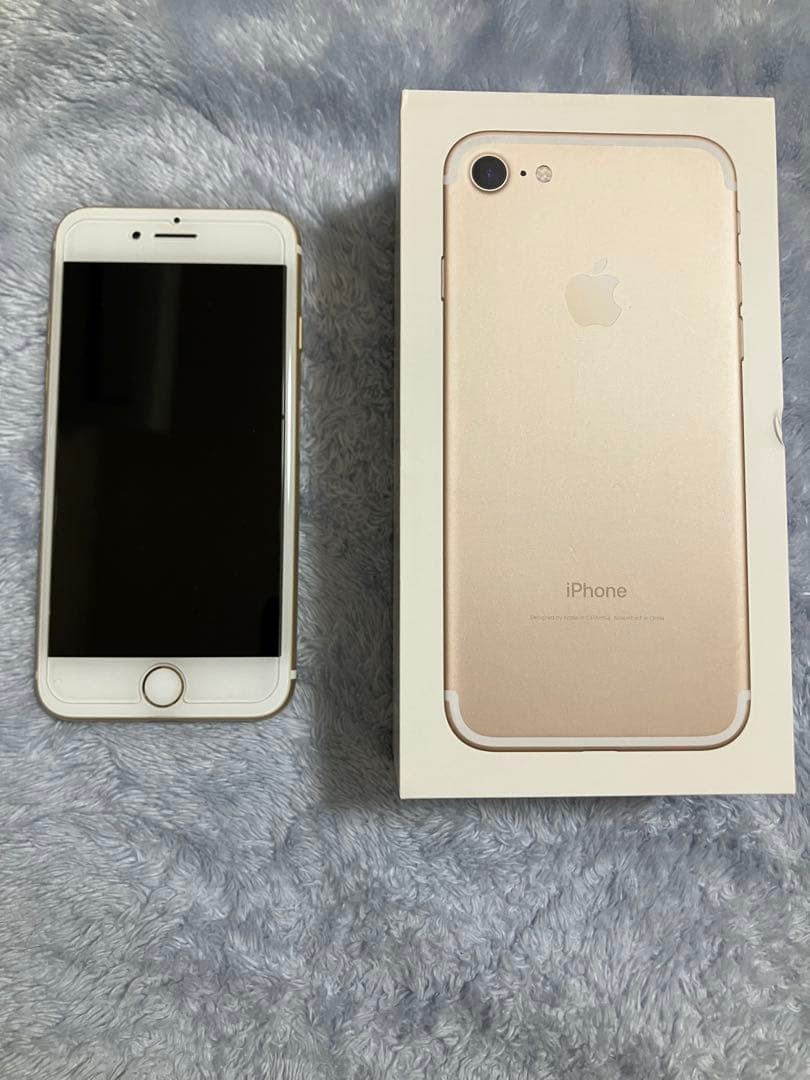 iPhone 7 128GB ゴールド SIMフリー 美品 箱・付属品あり