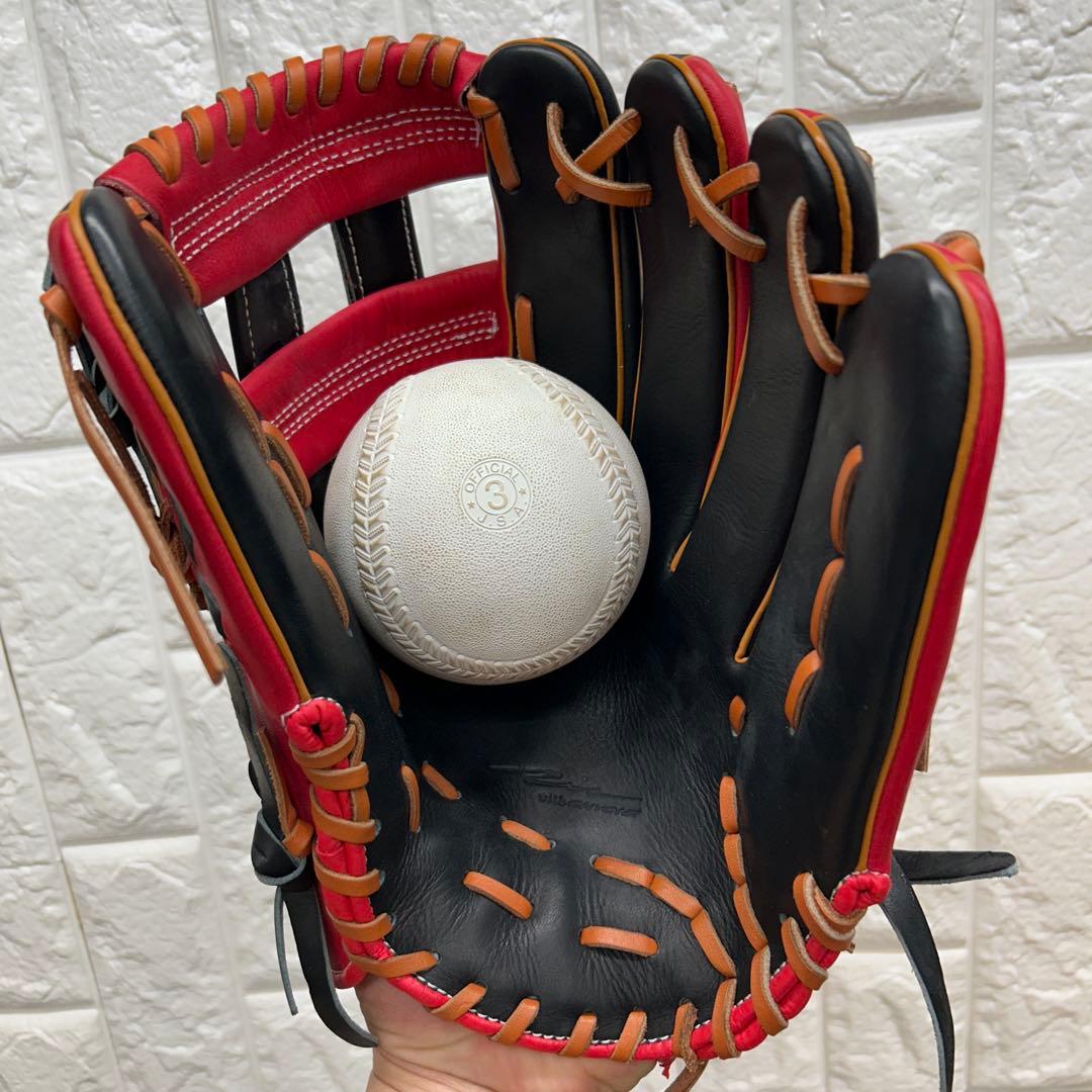 【美品】野球 グローブ 一般 軟式 外野手用 アイピーセレクト