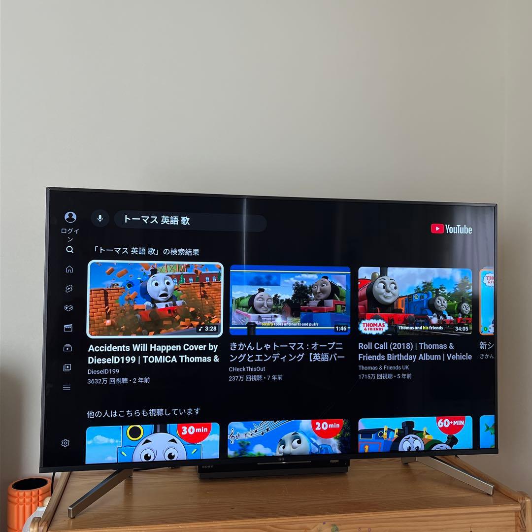 【ソニー　ブラビア】4K液晶テレビ 薄型 （55型）