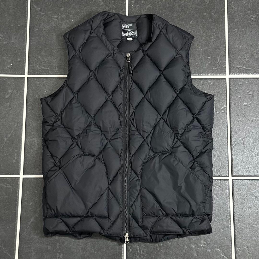 Mt.RAINIER DESIGN 【キルティング　ダウンベスト　グースダウン】