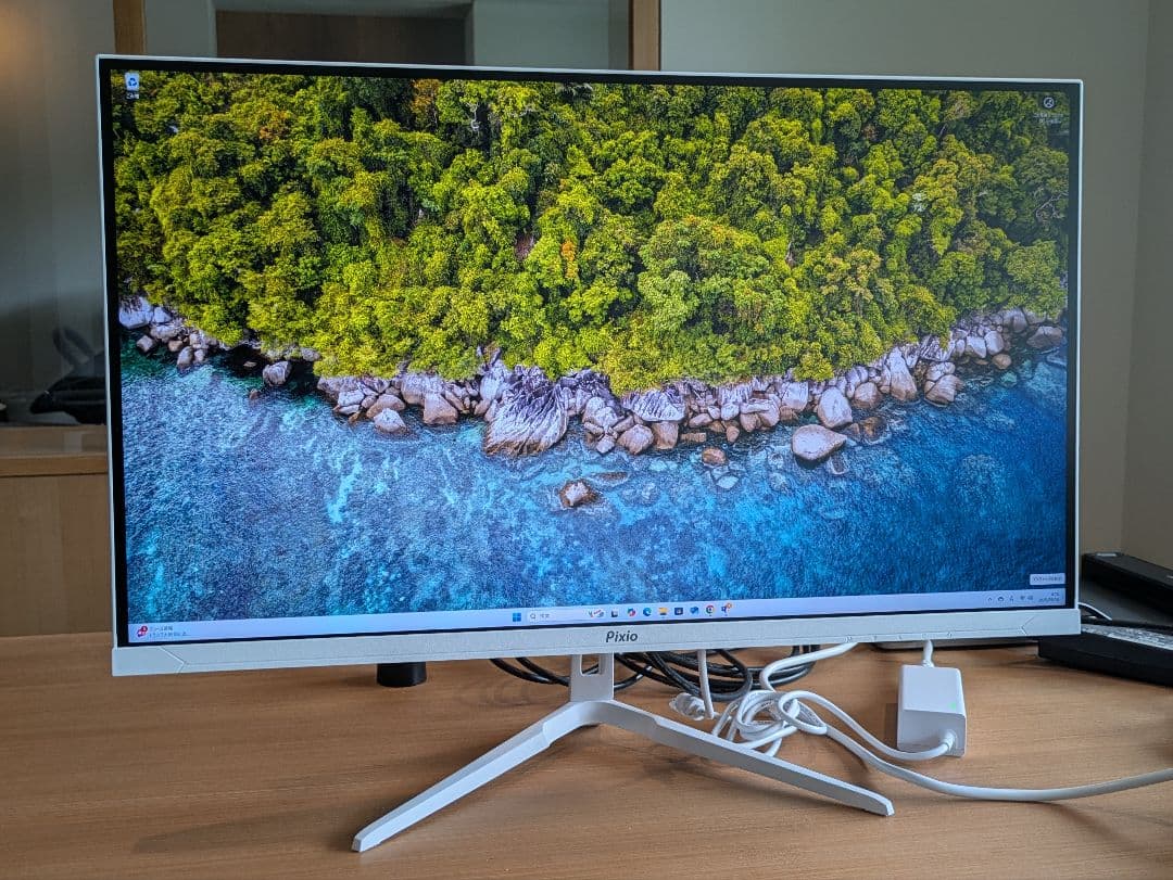超美品！！Pixio PX27U Wave White 27インチ 4K