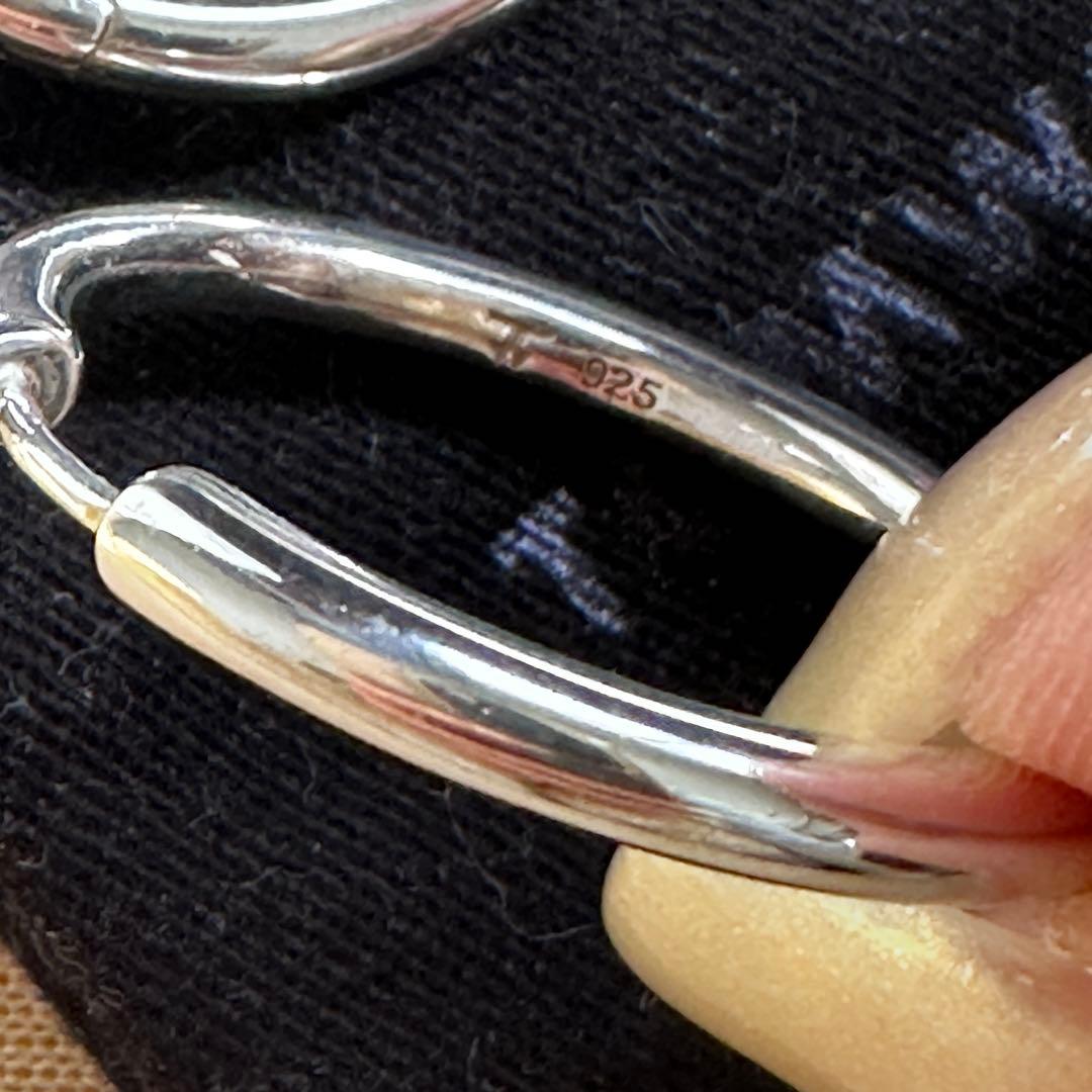 TOMWOOD classic hoop large フープピアス　シルバー