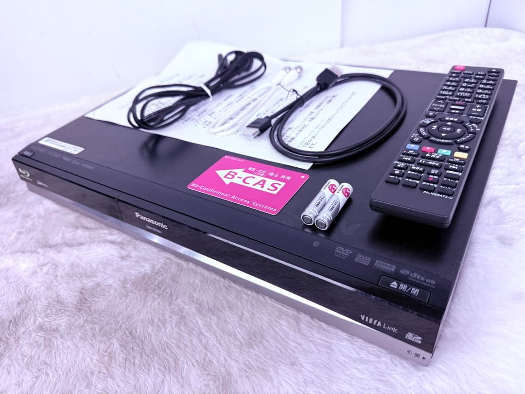 すぐに視聴可能♪Panasonic ブルーレイ DIGA DMR-BR500-K