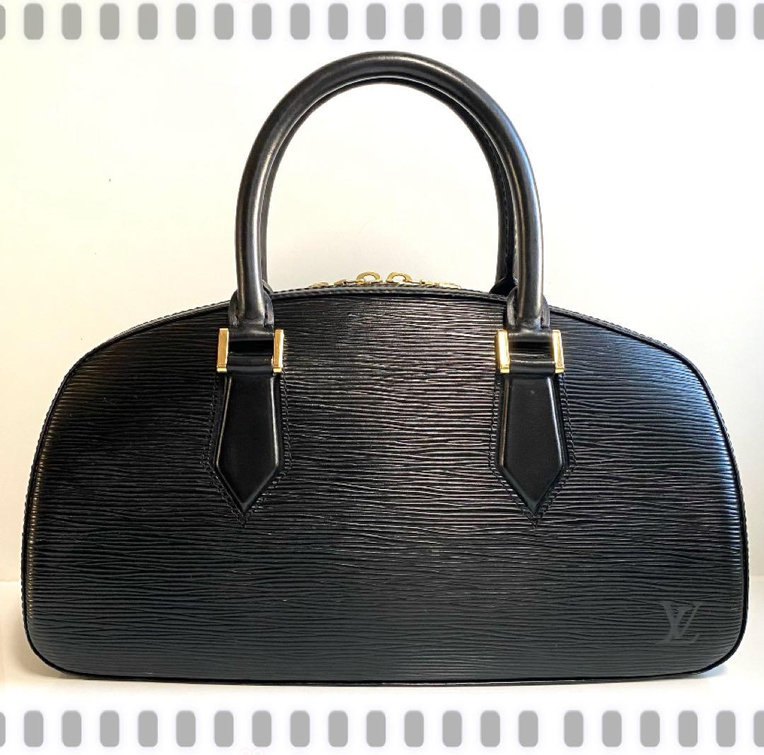 ルイヴィトン　ジャスミン　エピ　ハンドバッグ　ノワール　黒