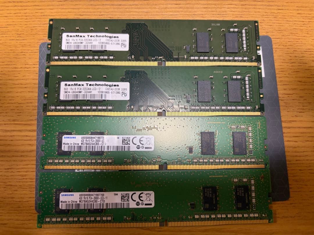 メモリ (8GB×2) (4GB×2) Samsung sunmax