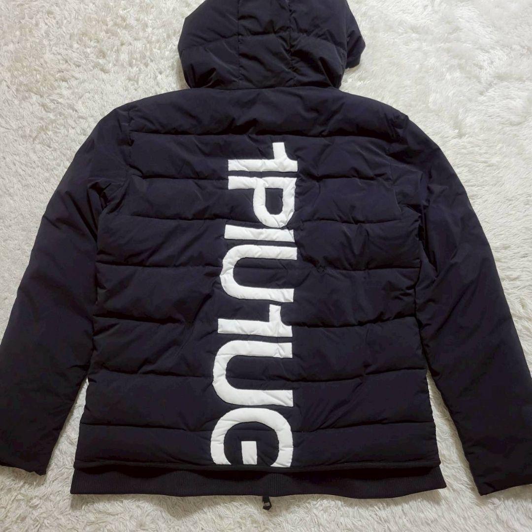 美品✨　2XL　ウノ ピゥ ウノ ウグァーレ トレ　ダウン　ワッペン　ビッグロゴ