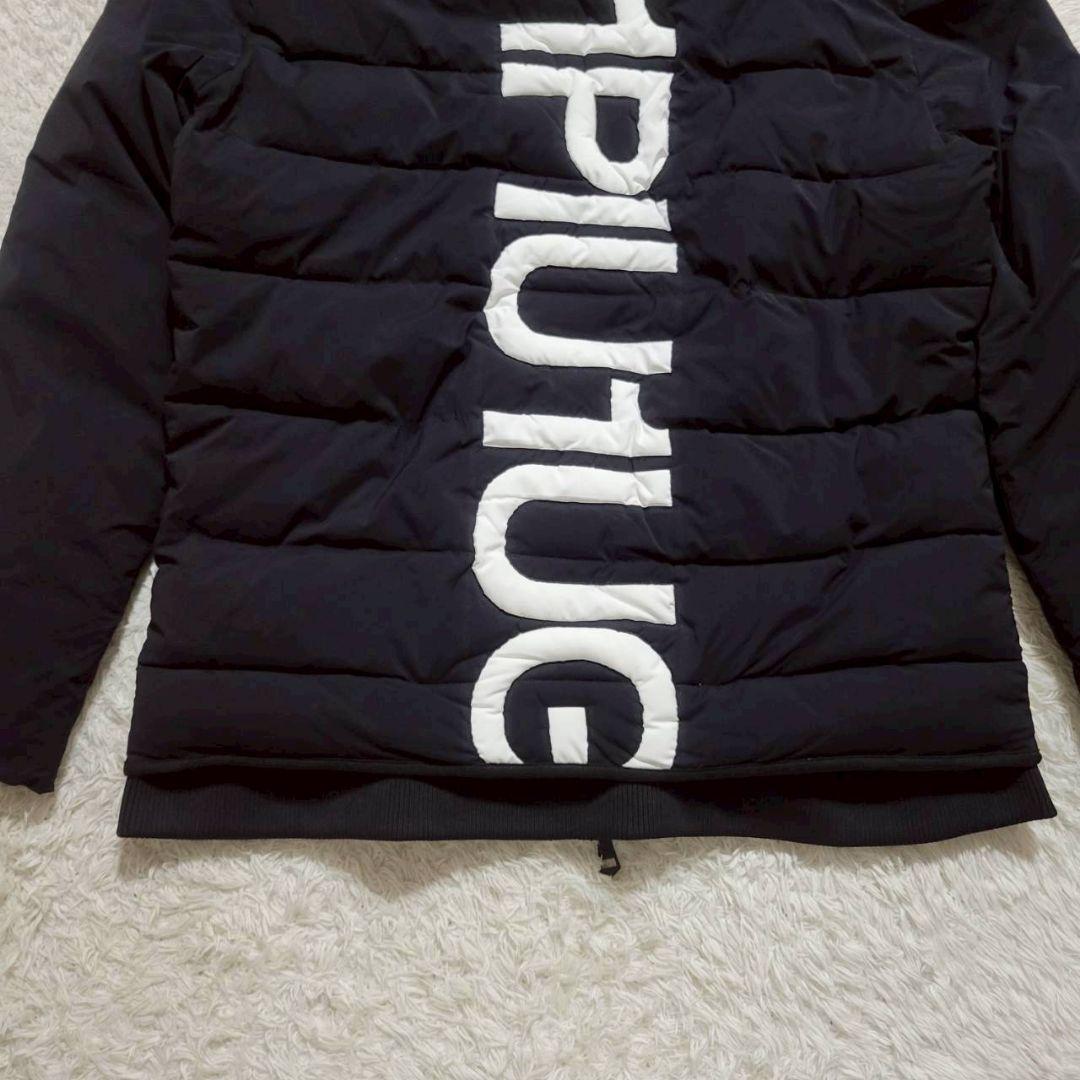 美品✨　2XL　ウノ ピゥ ウノ ウグァーレ トレ　ダウン　ワッペン　ビッグロゴ