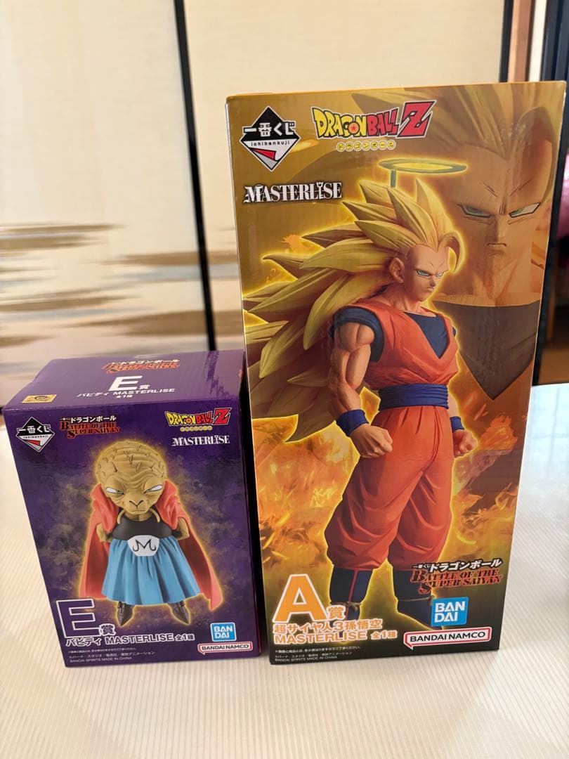 ドラゴンボール　一番くじ　超サイヤ人3孫悟空　A賞 E賞 バビディ
