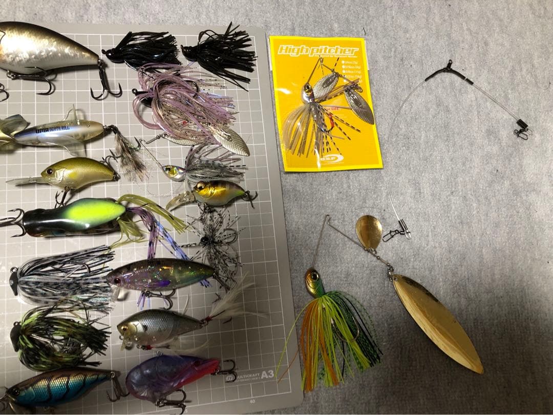 バス釣り　ルアーセット