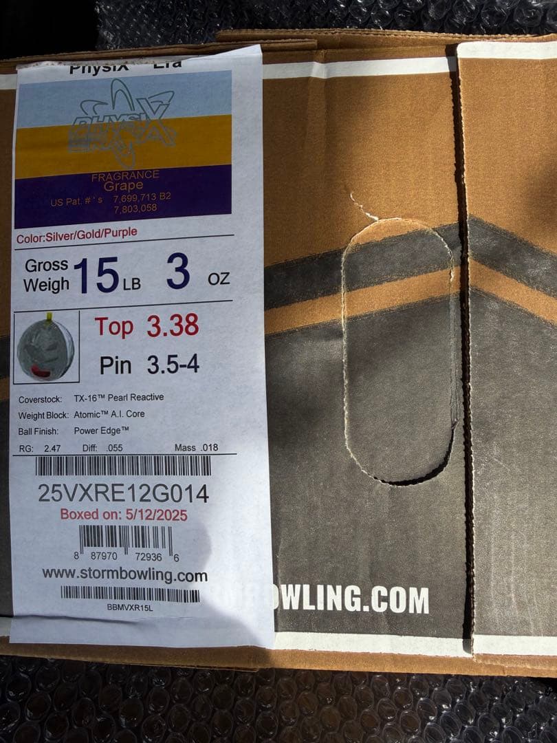 aaa　フィジックスエラ　15ポンド