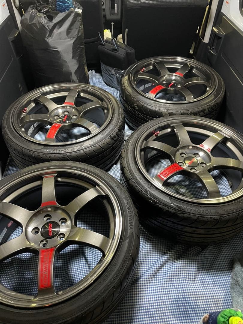 RAYS TE37 SAGA SL 18インチ 8.5J PCD100