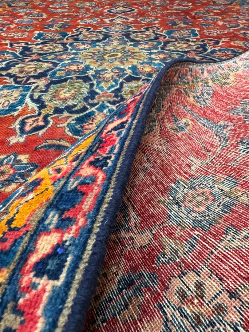 ペルシャ アンティーク 手作り マシュハド 絨毯