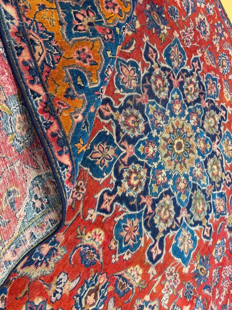 ペルシャ アンティーク 手作り マシュハド 絨毯