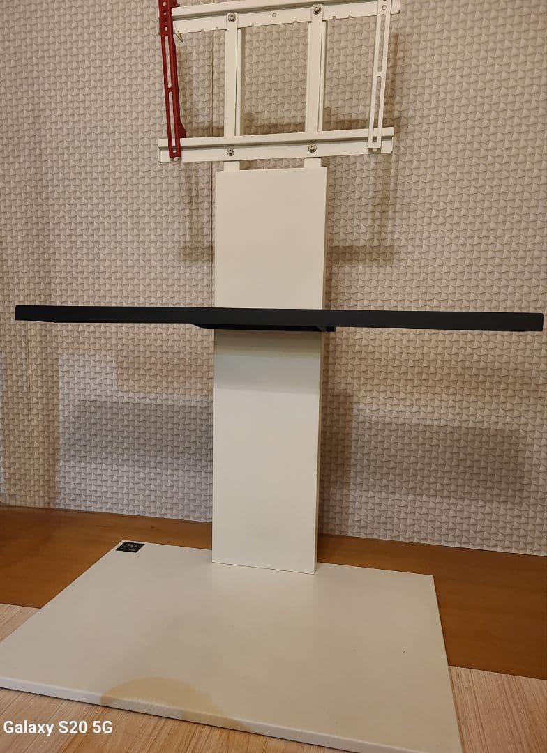 WALL TV STAND サウンドバー専用棚板付き 取扱説明書付き