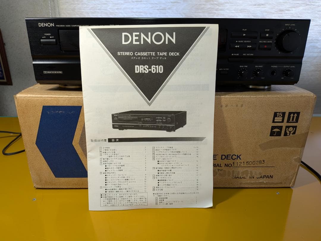 DENON DRS-610 ステレオカセットデッキ