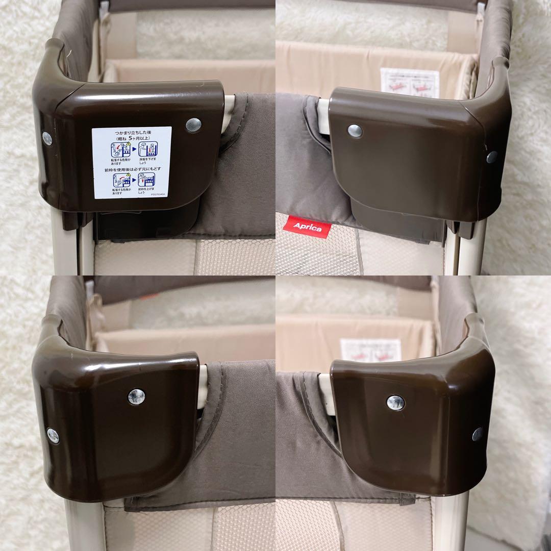 Aprica アップリカ ベビーベッド ココネルエアー ココア 美品