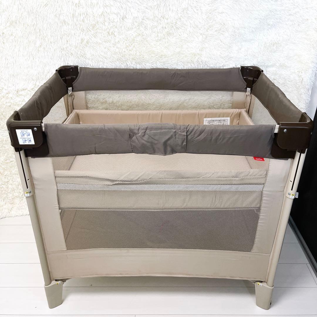 Aprica アップリカ ベビーベッド ココネルエアー ココア 美品