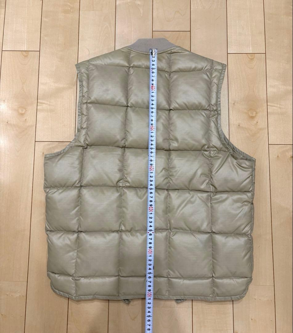 EDDIE BAUER ダウンベスト　70s 黒タグ　　ベージュ　ヴィンテージ