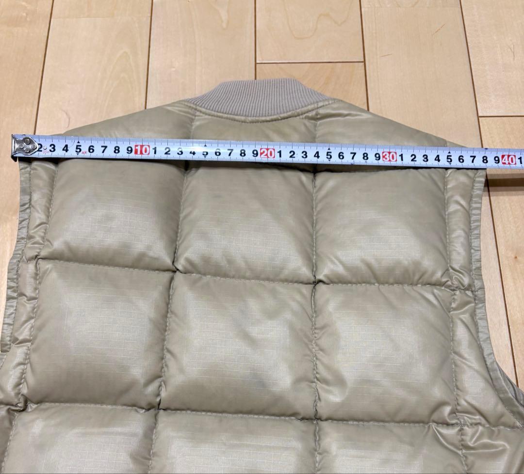 EDDIE BAUER ダウンベスト　70s 黒タグ　　ベージュ　ヴィンテージ