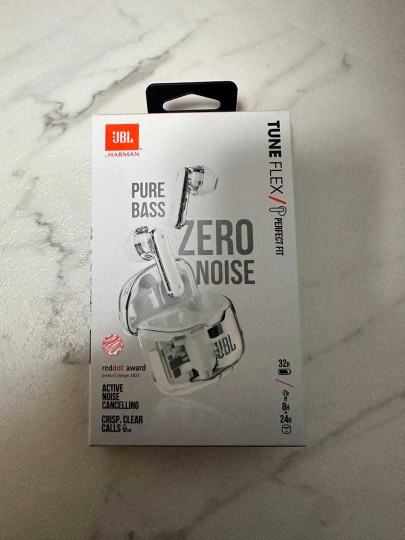 JBL TUNE FLEX GHOST ホワイト/JBLTFLEXGWHT