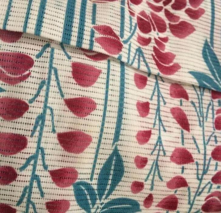 ◆最高級【綿絽浴衣】藤花の古典涼し水蒼青ゆかた◆着物としても着用可◆古典花柄浴衣