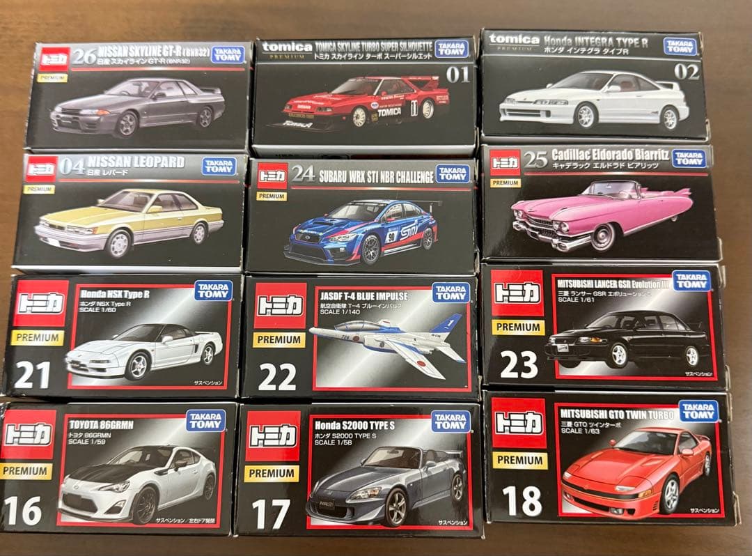た*！様 トミカ プレミアム ミニカーなど12台セット