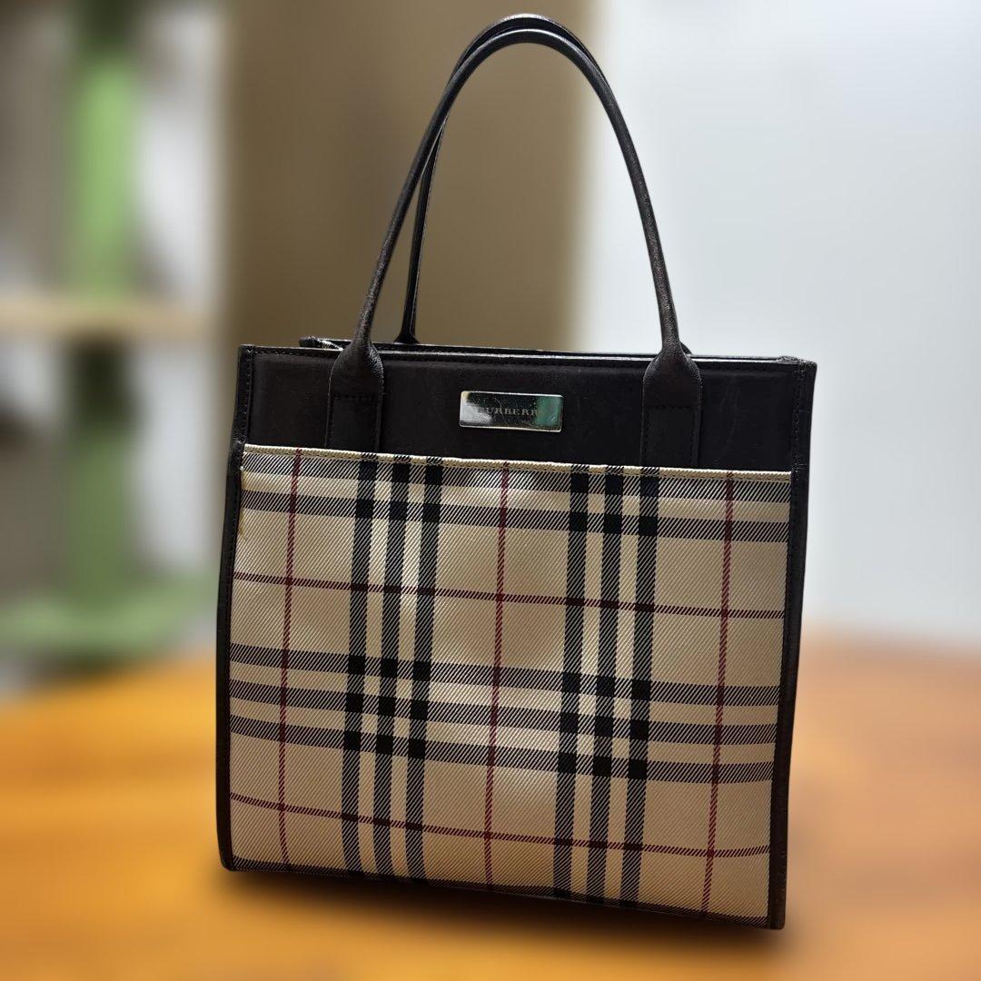 バーバリー ハンドバッグ ノバチェック トートバッグ BURBERRY
